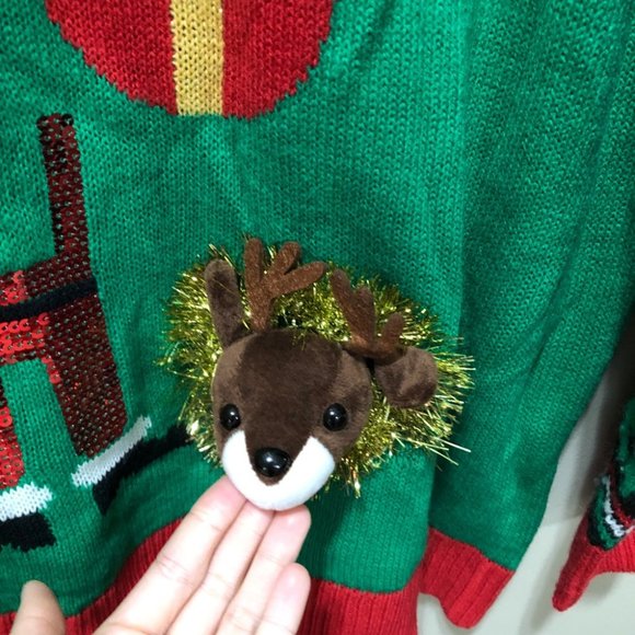 Ho Ho Ho Christmas Sweater size 3X - Picture 3 of 11